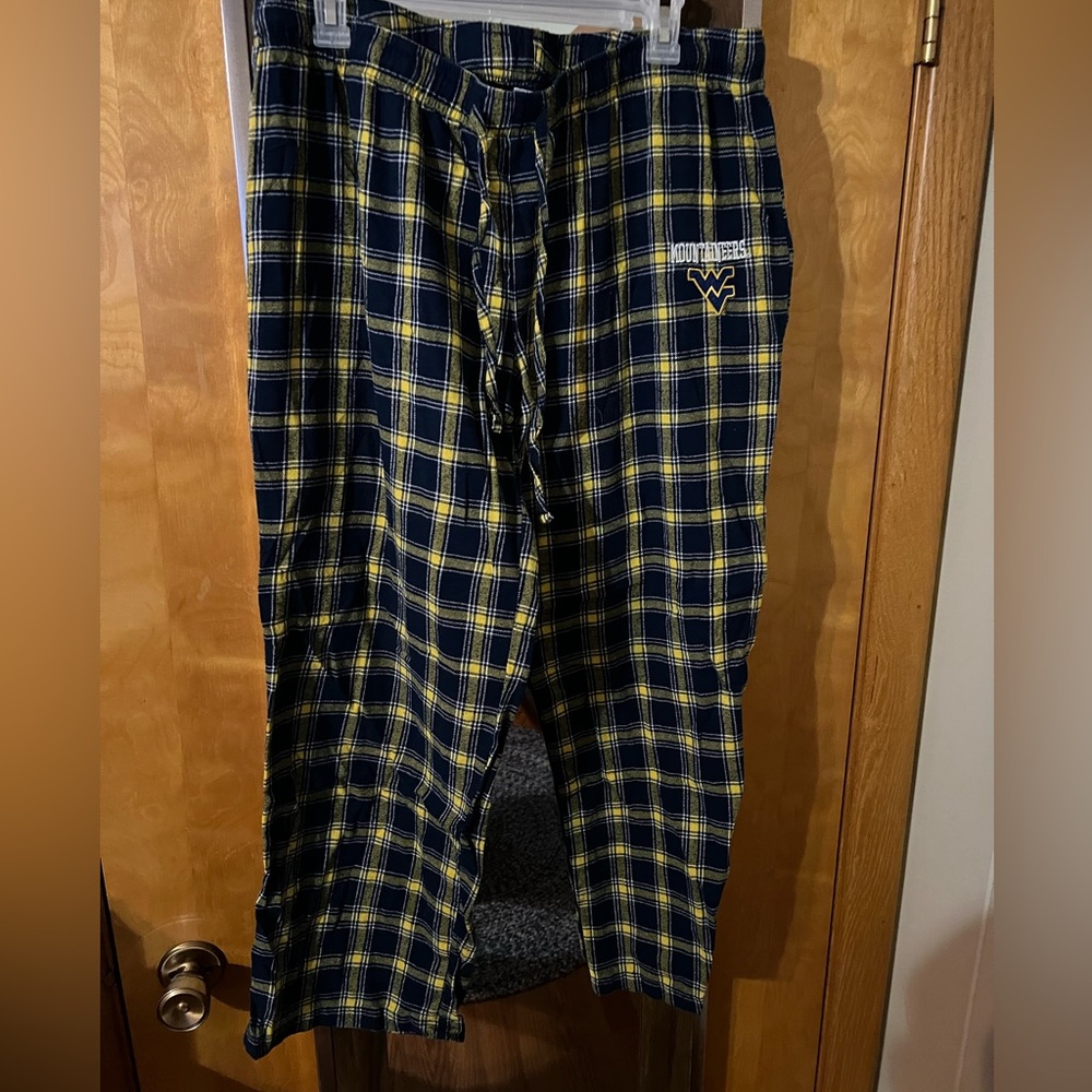 WVU Mountaineers PJ Pants. Size XL.